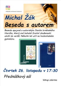 beseda Michal Žák