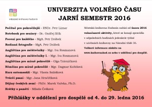 UVČ - JARO 2016
