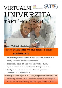 Virtuální univerzita 2016 - jaro - etika